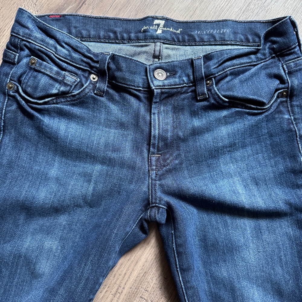 7 For All Mankind Roxanne Blue Jeans - Size 28 - Picture 6 of 16